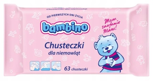 BAMBINO Detské obrúsky 63 ks.