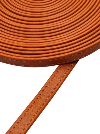 Kožený remienok na tašku na topánky, 8 mm / 100 cm, svetlo hnedá