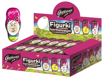 Goplana Lamb figúrka 30g s karamelovou príchuťou v čokoláde