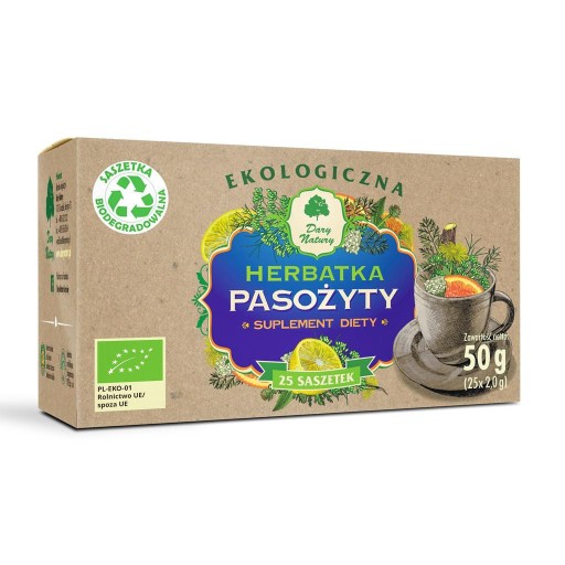 Parazity Bio čaj 25x2g - Dary Natury