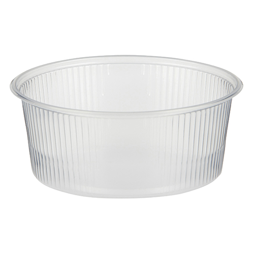 Bezfarebné okrúhle nádoby, priemer 101 mm, OPÄTOVNE POUŽITEĽNÉ! BEZ POPLATKU! 200 ml 100 ks.
