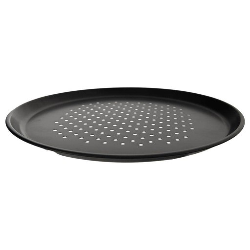 Oceľová forma na pečenie pizze, okrúhly plech, dierovaný plech, 32 cm
