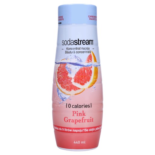 Ružový grapefruitový sirup bez cukru SodaStream 440 ml 0 kalórií na karbonizáciu