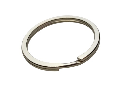 Špirálový kožený prsteň 25/2 mm striebro 100 ks