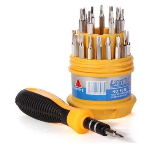 31 Sada skrutkovačov TORX Presné SKRUTKOVAČKY