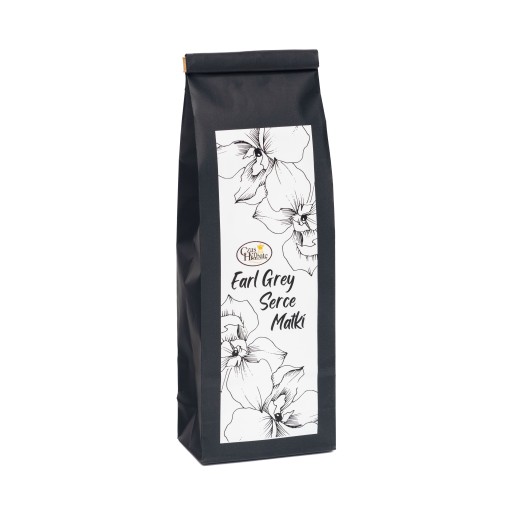 Čaj čierna citrónová kôra malina Earl Grey MATKY SRDCE 100g vrecúško