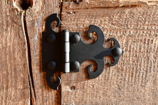 Ozdobný pánt kované ozdobné pánty 8 cm Z-01u