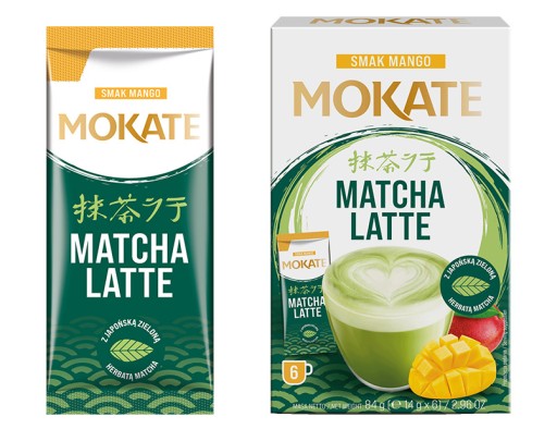 Matcha Latte Mango v prášku japonský zelený čaj s mliekom 6 ks LOYD