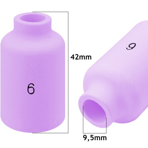 10x keramická tryska TIG #6 54N16 SR17 SR18 SR26
