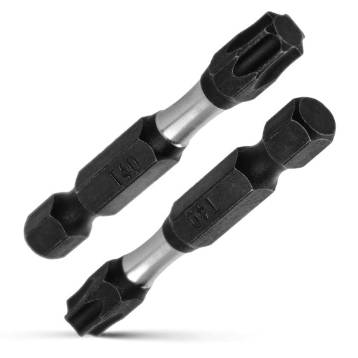 Nárazový bit TX40 Nárazový bit 50mm | Nárazový bit pre skrutkovač 2 ks.
