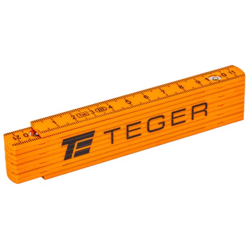 Zvinovací meter skladací 1m 16mm, plast, skladací meter Teger