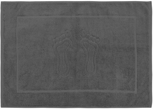 Grafitová hotelová noha 50x70 cm FROTTE koberec