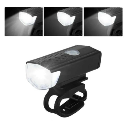 BIKE LAMPA USB SVETLÁ NA BICYKEL SET + ZADNÉ
