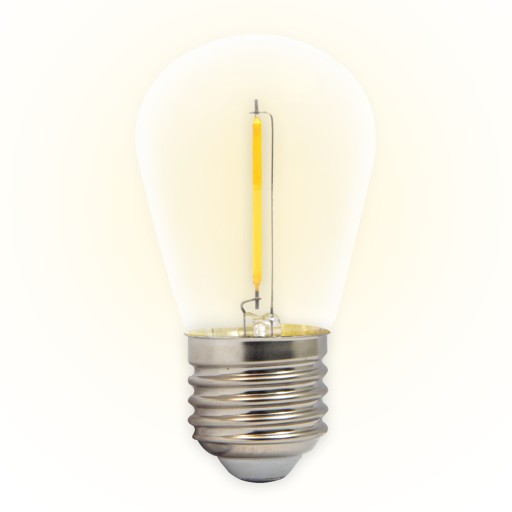 5x E27 LED FILAMENT 1W HEAT žiarovka na girlandy