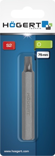 Skrutkovací bit M5 x 75 mm oceľ S2 Hogert