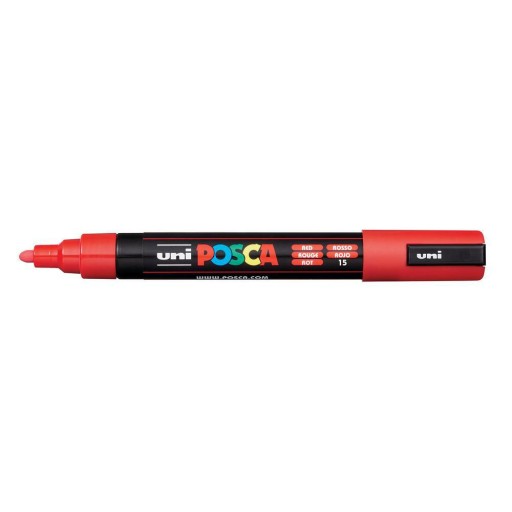 Posca červený pigmentový fix. PC-5M UNI