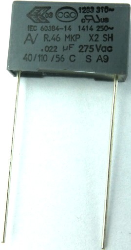 Arcotronics 22nF 0,022µF 10% 275V 560V 50ks