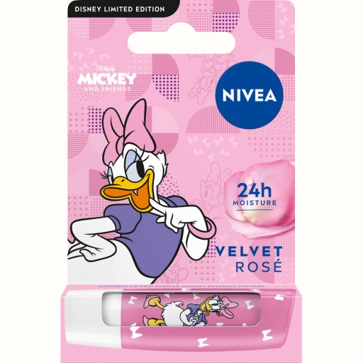 NIVEA STAROSTLIVOSŤ O LIP MICKEY VELVET ROSE
