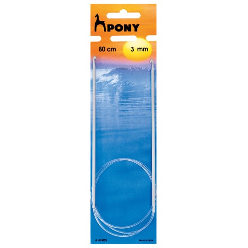 Háčiky na háčkovanie TEFLON PONY 80 cm 3 mm 46905