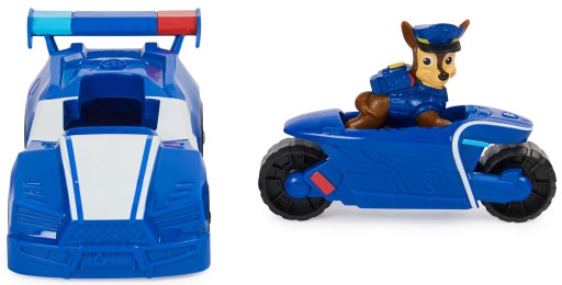 FILM PAW PATROL CHASE POLICAJNÝ AUTOMOTOR 2V1 + OBRÁZOK