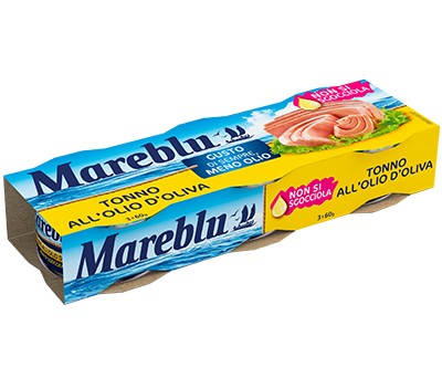 Mareblu Tonno tuniak v olivovom oleji 3x80g