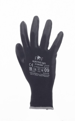 PRACOVNÉ rukavice, dámske malé detské rukavice, BLACK F&F Bunting R. 5