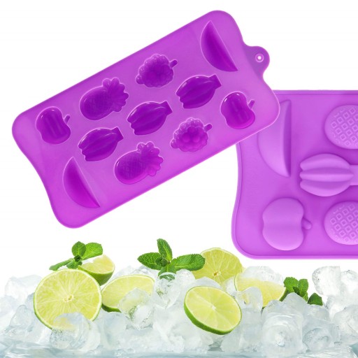 SILIKÓNOVÁ FORMA NA ĽAD FORMA NA KOCKY ĽADU TVARUJE FORMY NA OVOCIE