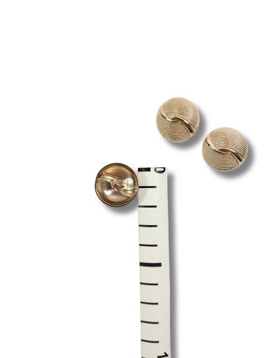 Gombík na nohe bundy, zlatý, 23 mm, 1 kus