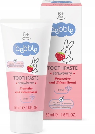 BEBBLE ZUBNÁ PASTA PRE DETI S XYLITOLOM 50ml
