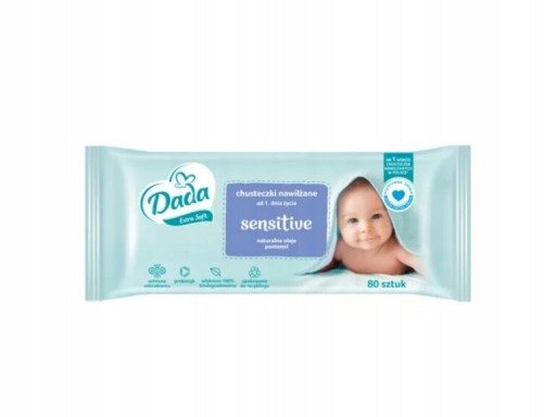 Dada Extra Soft Sensitive obrúsky 80 ks.