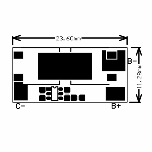 BMS 1S 10A Li-Ion 18650 3,7V 4,2V