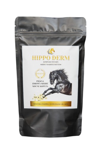 Doplnková minerálna kŕmna zmes pre kone LAB-V Hippo Derm - 0,5 kg