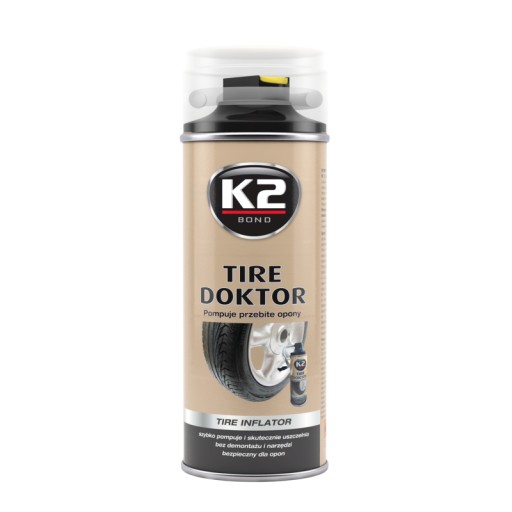 Tesniaci prostriedok na pneumatiky K2, 400 ml