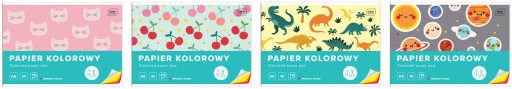 FAREBNÝ PAPIER, A5, 10 listov, 115G, INTERPRINT