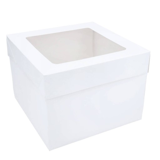 Cake Box Balenie s okienkom 20x20x15 Cake Box pre hostí