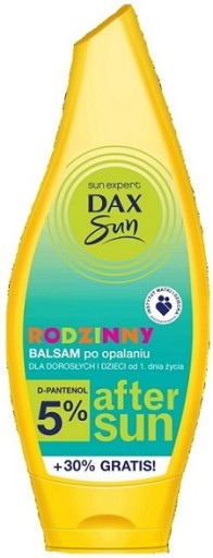 DAX SUN FAMILY PO SLNENÍ BALZAM OD 1. DŇA VEKU 5% D-PANTHENOL 250ml