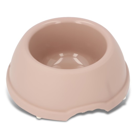 Plastová miska pre psov a mačky XS, 0,25L, béžová, priem 15 cm,