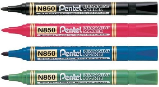 PERMANENTNÝ ZNAČOVAČ N850 ROUND BLUE PENTEL
