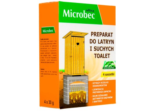 Bakteriálny prípravok Microbec pre latríny a suché toasy
