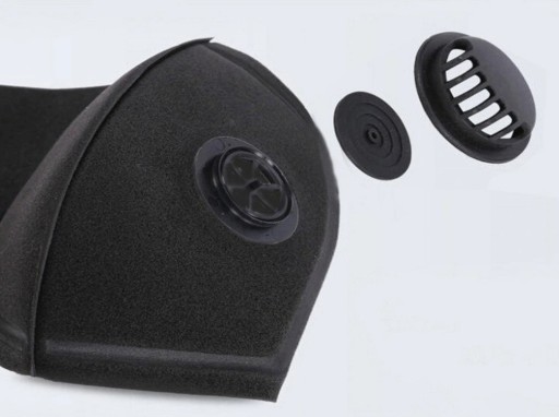 OPÄTOVNE POUŽITEĽNÁ MASKA 3D MASKA s ŠPONGOVÝM VENTILOM