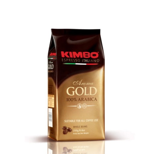 Zrnková káva Arabica Kimbo Aroma Gold 250 g