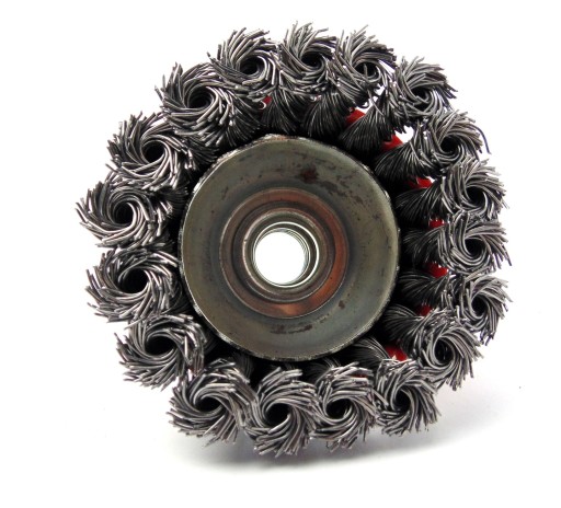 PREDNÁ DRÔTNA KEFA SKÚTENÁ DRÔT 65mm M14