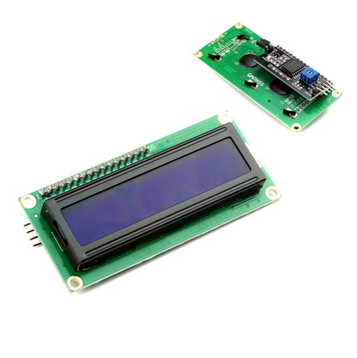 LCD1602 modrý 2x16 displej + I2C prevodník