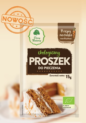 Bio prášok do pečiva 15g - Dary Natury