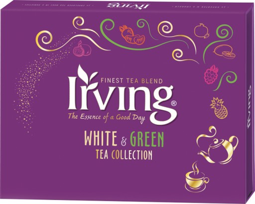 Irving White Green čajová súprava, 6 príchutí, 30 ks