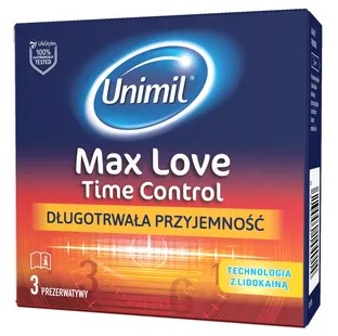 Unimil Max Love kondómy 3 ks
