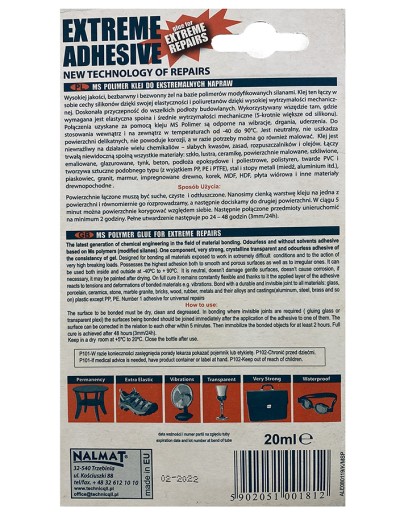MS Polymérové lepidlo 20ml