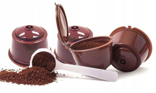 3x DOLCE GUSTO opakovane použiteľné kávové kapsuly Ekologické Odolné