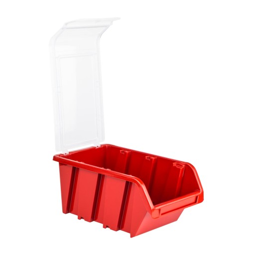 Nádoba s vekom, úložný box, 120x195x90, červená