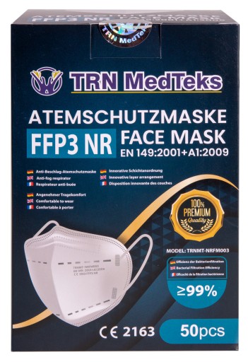 TRN MODA prachová maska FFP3 polomaska